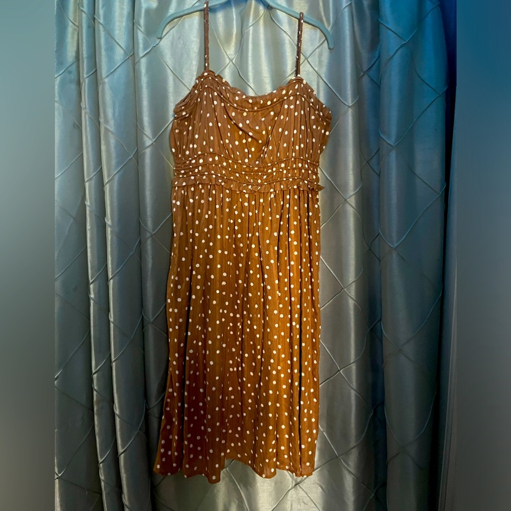 ADORABLE Polka Dot Midi Dress